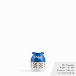 letvægts gasflaske 5 kg